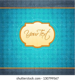 vector vintage card