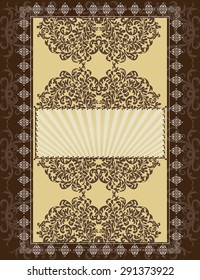 Vector vintage card design