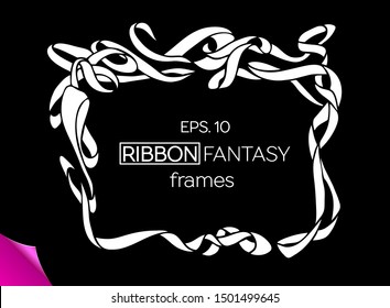 Vector Vintage Classic Engraved Frame Hand Drawn in Art Nouveau Style