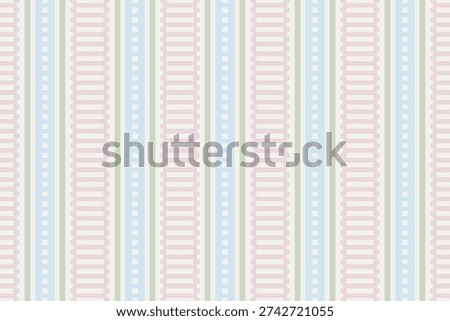 Vector vintage classic striped seamless pattern in retro style. Trendy cloud dancer color.