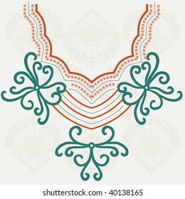 vector vintage collar