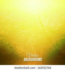 Vector vintage colorful background with transparent grid and grunge texture