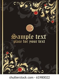 Vector vintage cover