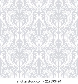 Vector vintage damask pattern