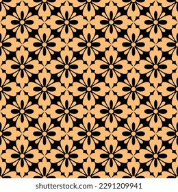 Vector vintage damask pattern design.