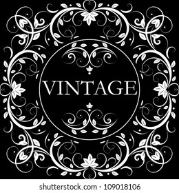vector vintage decor