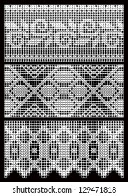 Vector vintage design elements, retro seamless