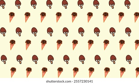 Vector vintage dessert food seamless pattern. Sweet pastry background illustration with bakery goods, dessert food wallpaper. Design texture, restaurant print. 