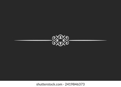 vector vintage dividers page decor with crowns and floral page line decorations ornament elements editable background