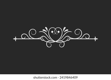 vector vintage dividers page decor with crowns and floral page line decorations ornament elements editable background