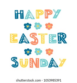 Vector vintage  Easter phrases. Greeting card text templates with ornaments  isolated on white background. Happy easter lettering modern style.