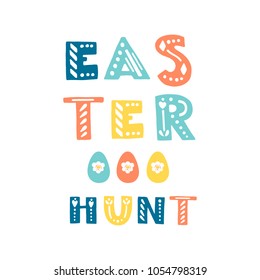 Vector vintage  Easter phrases .Greeting card text templates with ornaments  isolated on white background. Happy easter lettering modern style.