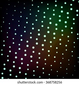 Vector Vintage fashion vector background with space for your text. Abstract geometric Disco  background with linear mosaic.