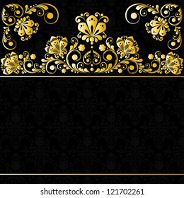 vector vintage floral  background