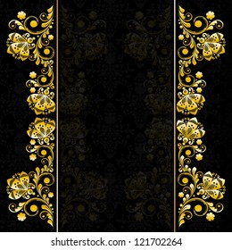 vector vintage floral  background