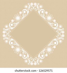 vector vintage floral  background