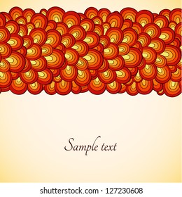 Vector vintage floral background