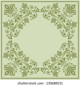 vector vintage floral  background