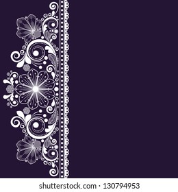 vector vintage floral  background