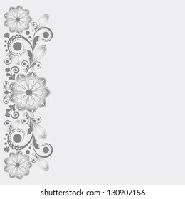 vector vintage floral  background