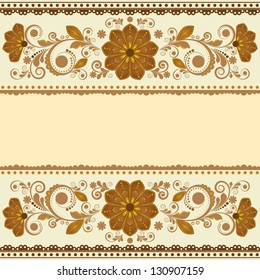 vector vintage floral  background