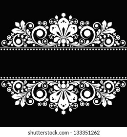 vector vintage floral  background
