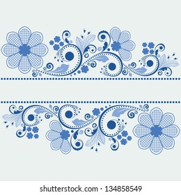 vector vintage floral  background