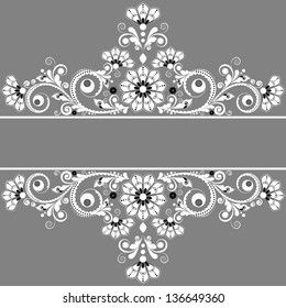 vector vintage floral  background