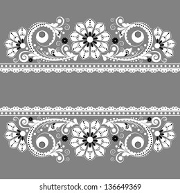 vector vintage floral  background