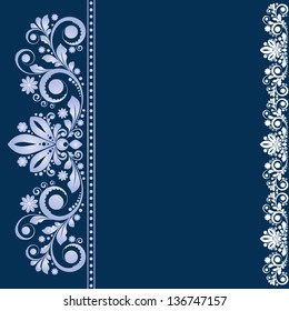vector vintage floral  background