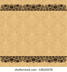 vector vintage floral  background
