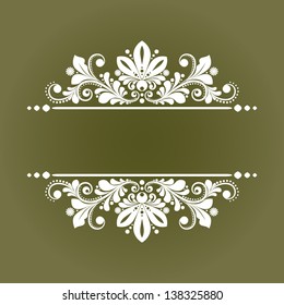 vector vintage floral  background