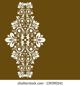 vector vintage floral  background