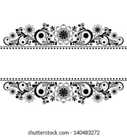 vector vintage floral  background