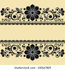 vector vintage floral  background