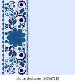 vector vintage floral  background