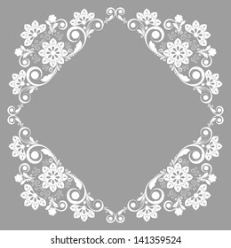 vector vintage floral  background