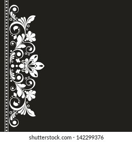 vector vintage floral  background