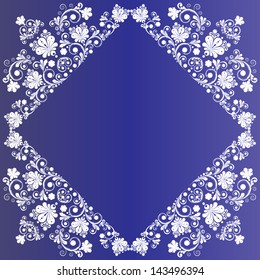vector vintage floral  background