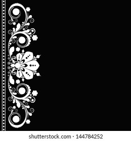 vector vintage floral  background