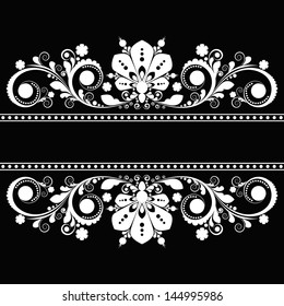 vector vintage floral  background