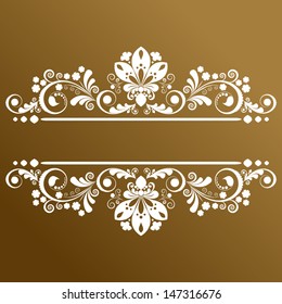 vector vintage floral  background