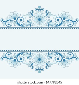 vector vintage floral  background 