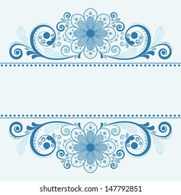 vector vintage floral  background 