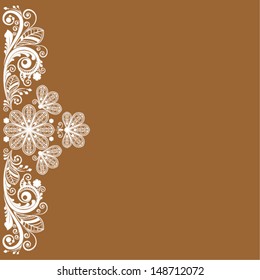 vector vintage floral  background