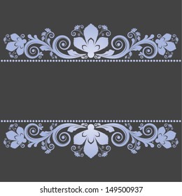 vector vintage floral  background 