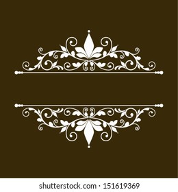 vector vintage floral  background