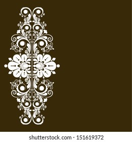 vector vintage floral  background