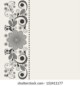 vector vintage floral  background 