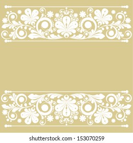 vector vintage floral  background 